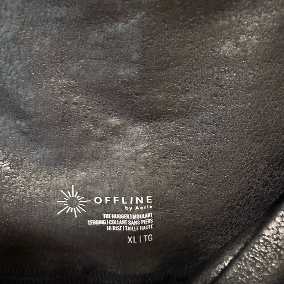 OFFLINE By Aerie The Hugger Crackle Crossover Legging Size XL - Picture 6 of 13